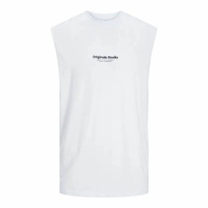 Maillot de Corps sans Manches pour Homme Jack & Jones Jovesterbro Blanc