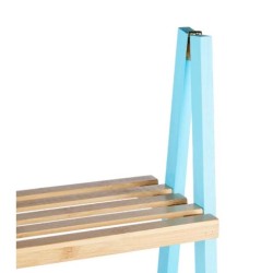 Bathroom Shelves Berilo WR5504-4-428 Blue Natural 40 x 109,3 x 30 cm