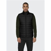 Men's Sports Gilet Only & Sons brody Quilt Black