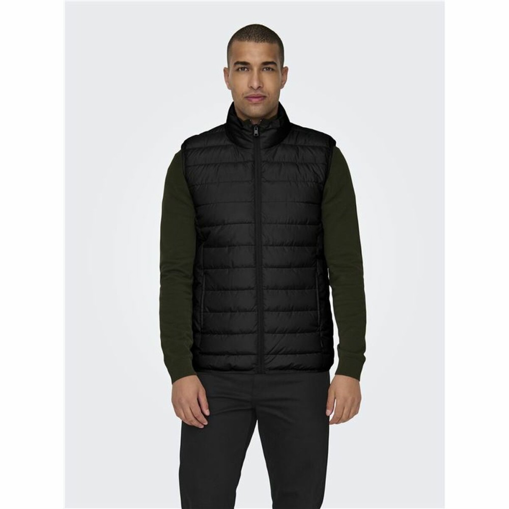 Sportweste für Herren Only & Sons brody Quilt Schwarz