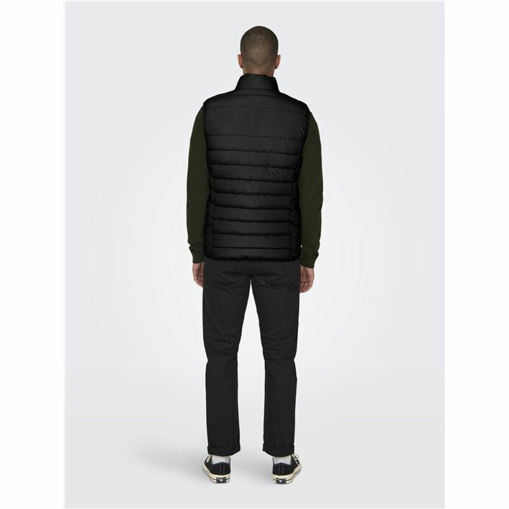 Men's Sports Gilet Only & Sons brody Quilt Black