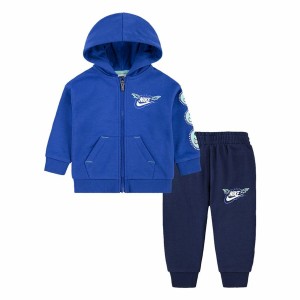Sports Outfit for Baby Nike Nsw Art Of Play Ft Fz Blue 2 Pieces