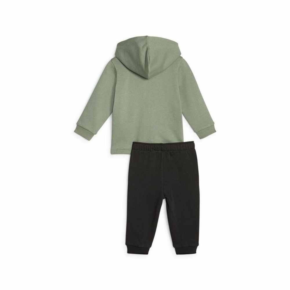 Trainingsanzug für Babys Puma Minicats Colorblockk Schwarz grün