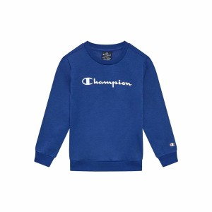 Jungen Sweater mit Kapuze Champion Crewneck Blau Weiß