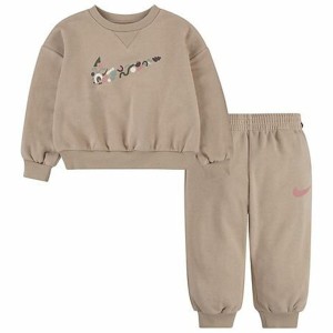 Children's Sports Outfit Nike Nsw Primary Play Brown 2 Pieces