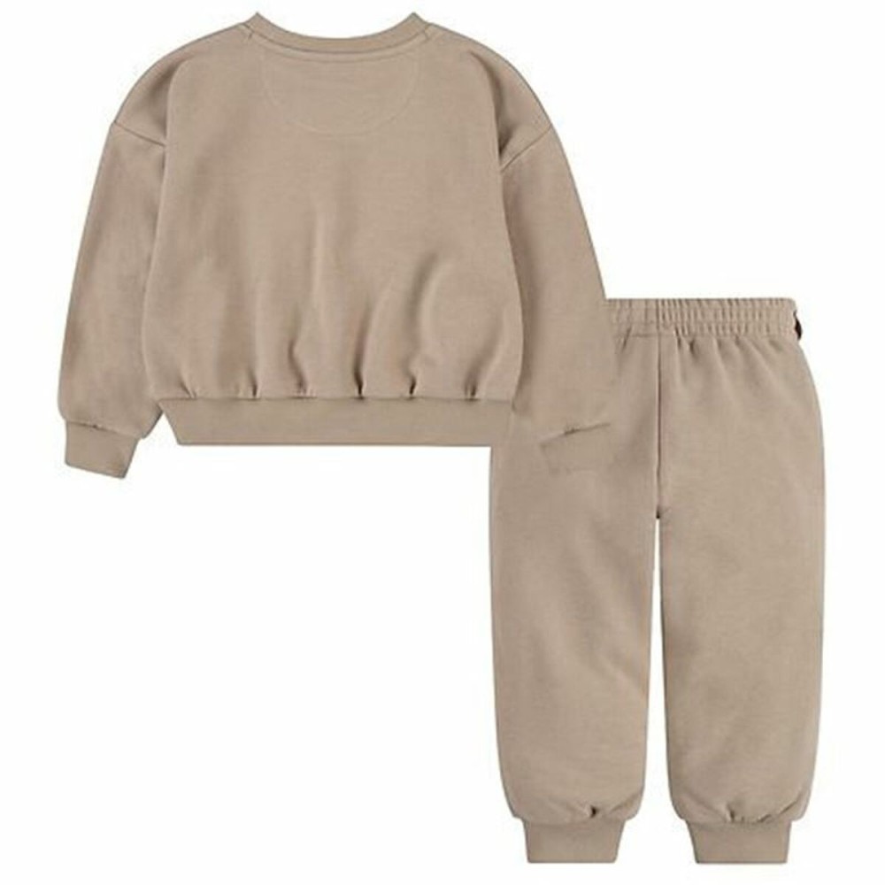 Children's Sports Outfit Nike Nsw Primary Play Brown 2 Pieces