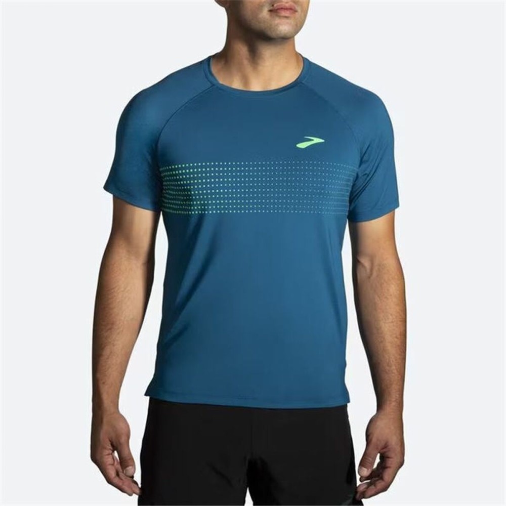 T-shirt à manches courtes homme Brooks Atmosphere 2.0 Cyan