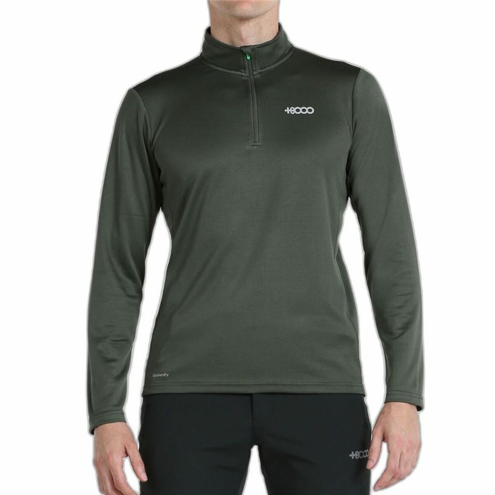 Men’s Long Sleeve T-Shirt +8000 Erro Dark green Olive