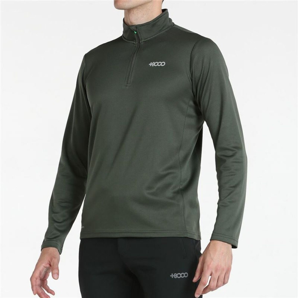 Men’s Long Sleeve T-Shirt +8000 Erro Dark green Olive
