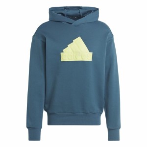 Herren Sweater mit Kapuze Adidas Fi Bos Hd Blau