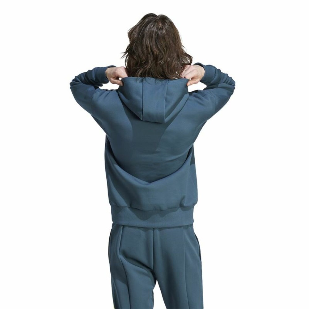 Herren Sweater mit Kapuze Adidas Fi Bos Hd Blau