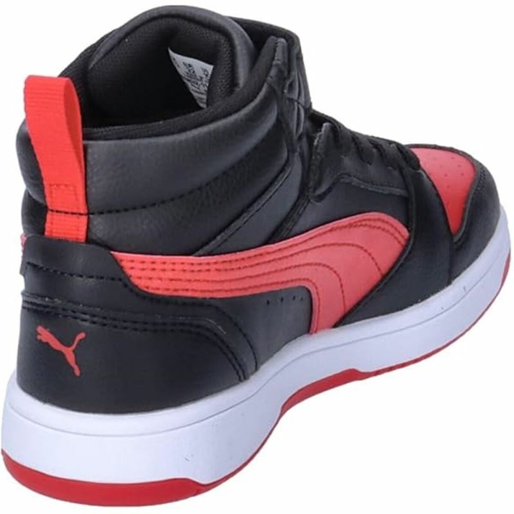 Kinder Sportschuhe Puma Rebound V6 Mid Schwarz Rot