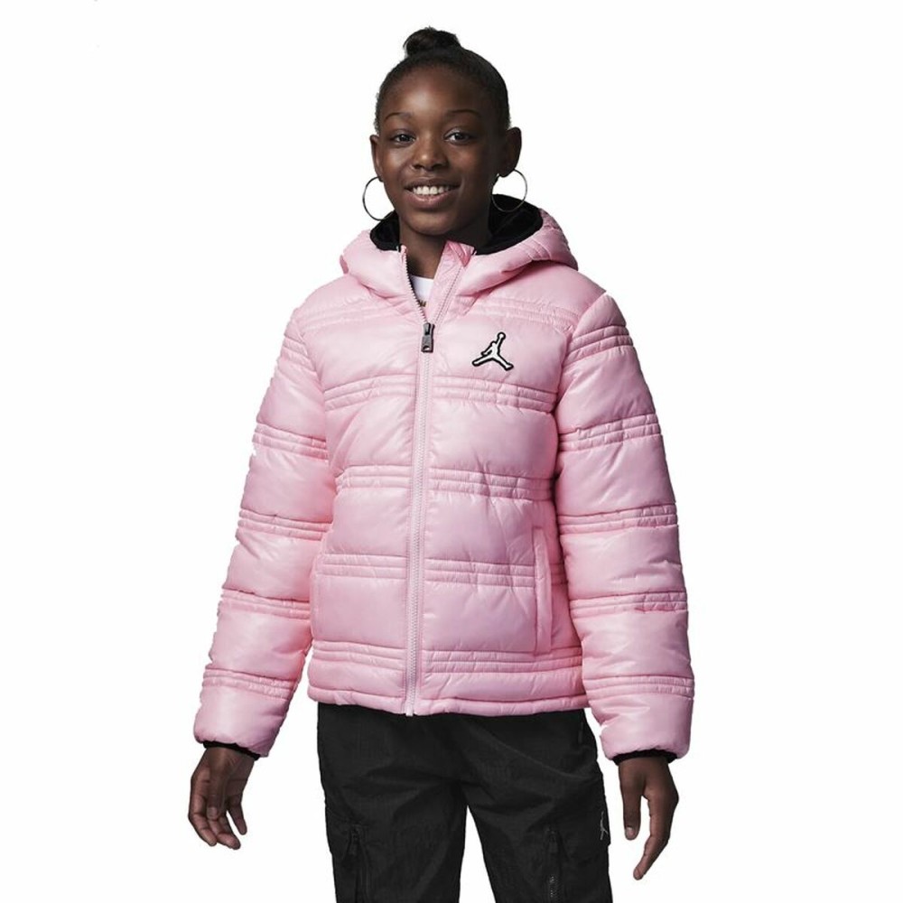 Sportjacke für Kinder Nike Jordan Core Mid Wt Puffer Dunkelrosa