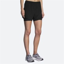 Damen-Sportshorts Brooks Chaser 5" 2-in-1 Schwarz