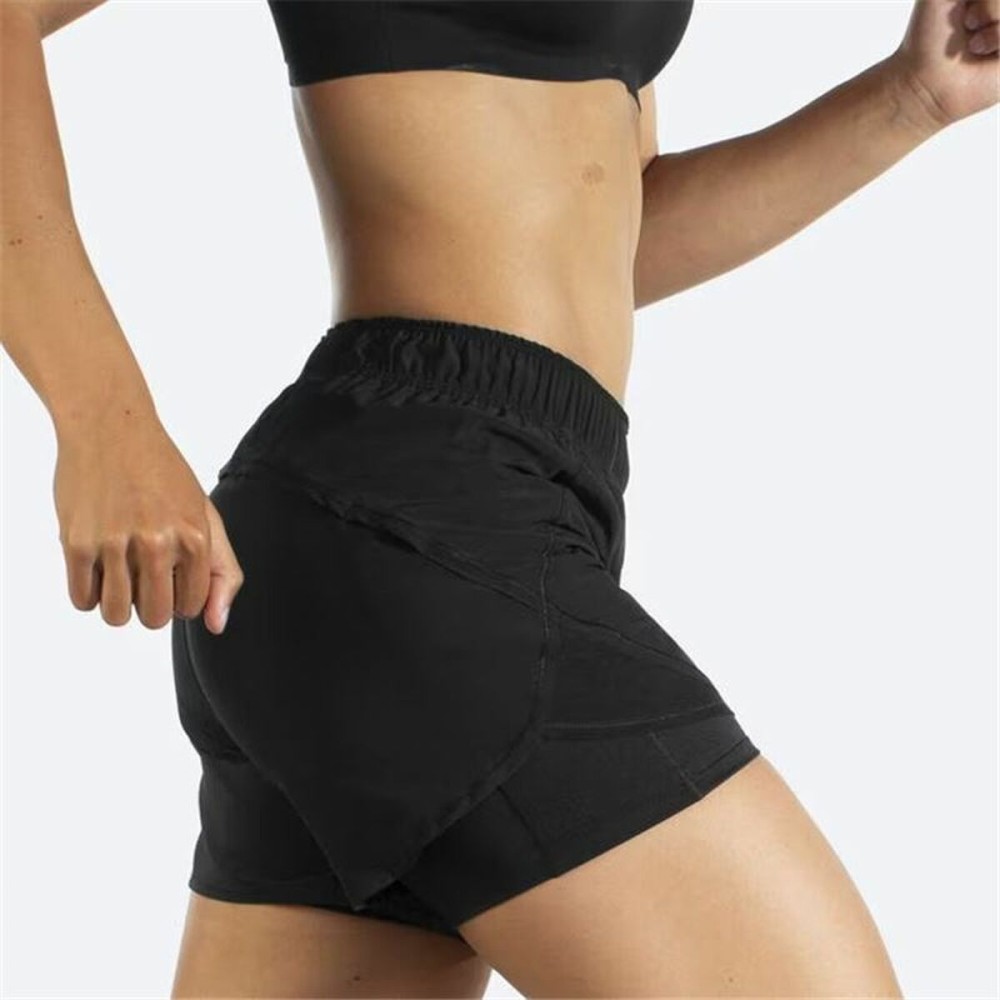 Damen-Sportshorts Brooks Chaser 5" 2-in-1 Schwarz