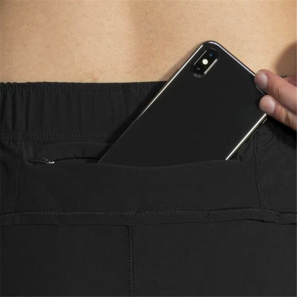 Damen-Sportshorts Brooks Chaser 5" 2-in-1 Schwarz