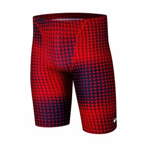 Herren Badehose Nike Jammer Rot Dunkelblau