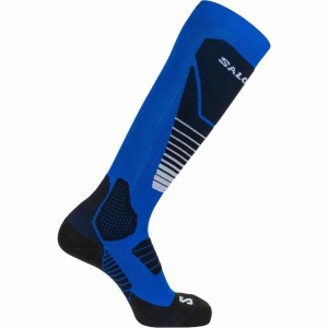 Sports Socks Salomon Dazzling Black/Blue