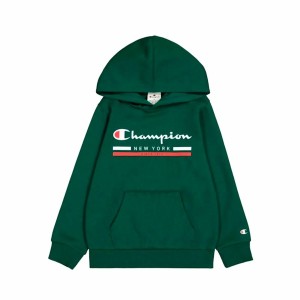 Jungen Sweater mit Kapuze Champion Olive