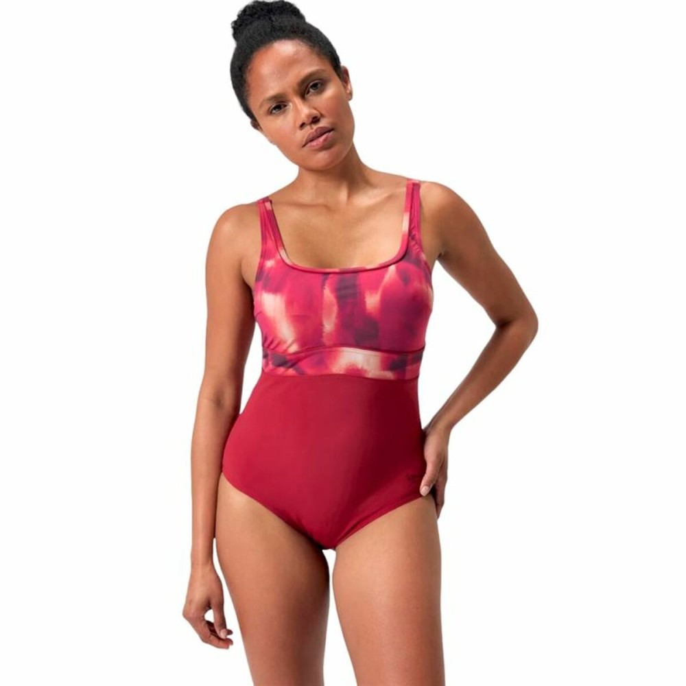 Women’s Bathing Costume Speedo Shaping Contour Red