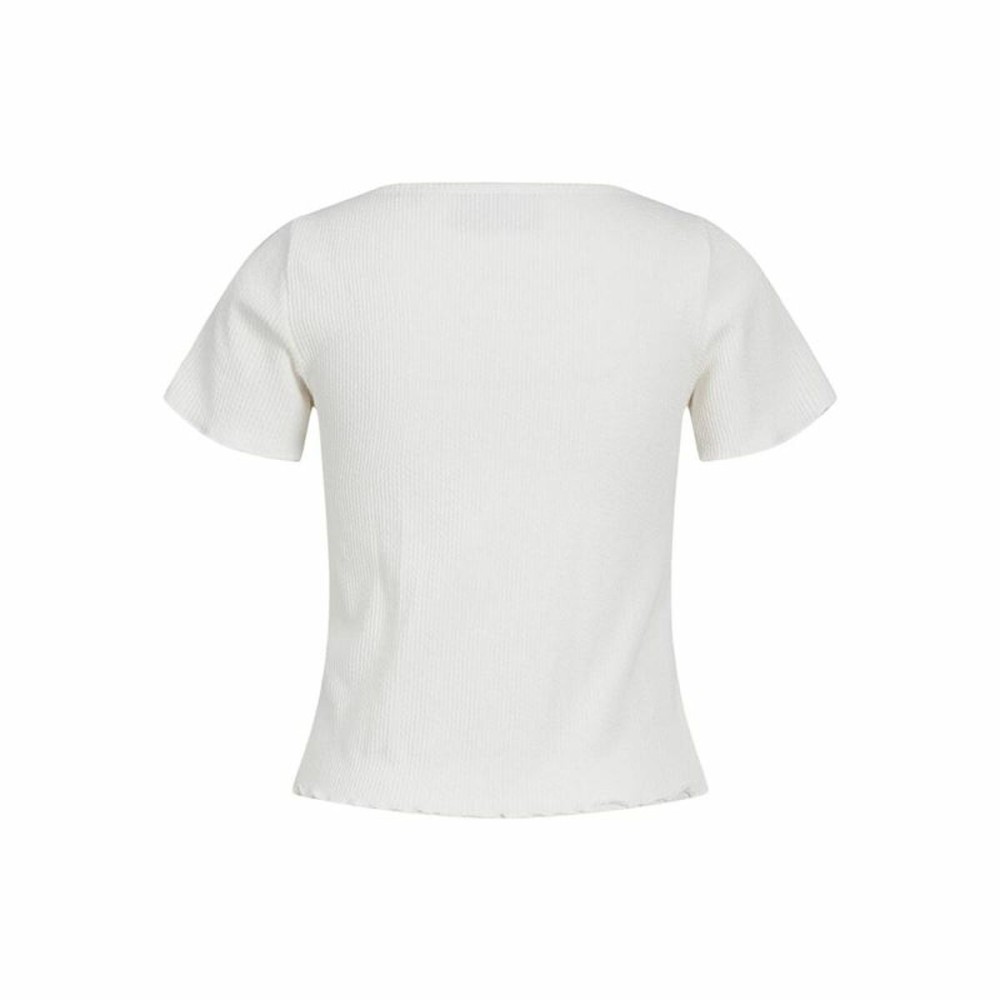 Damen Kurzarm-T-Shirt Jack & Jones Jxlucinda Str Ss Weiß