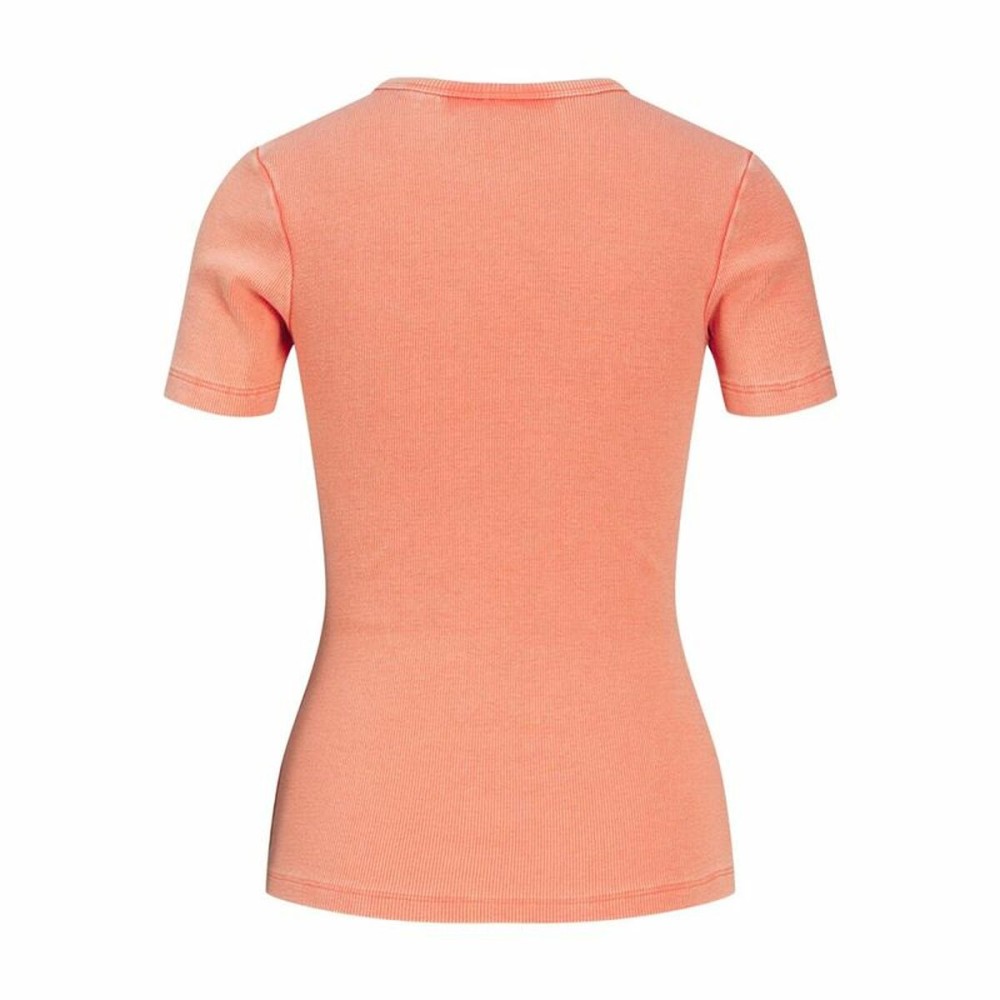 Damen Kurzarm-T-Shirt Jack & Jones Jxfrankie Wash Ss Koralle