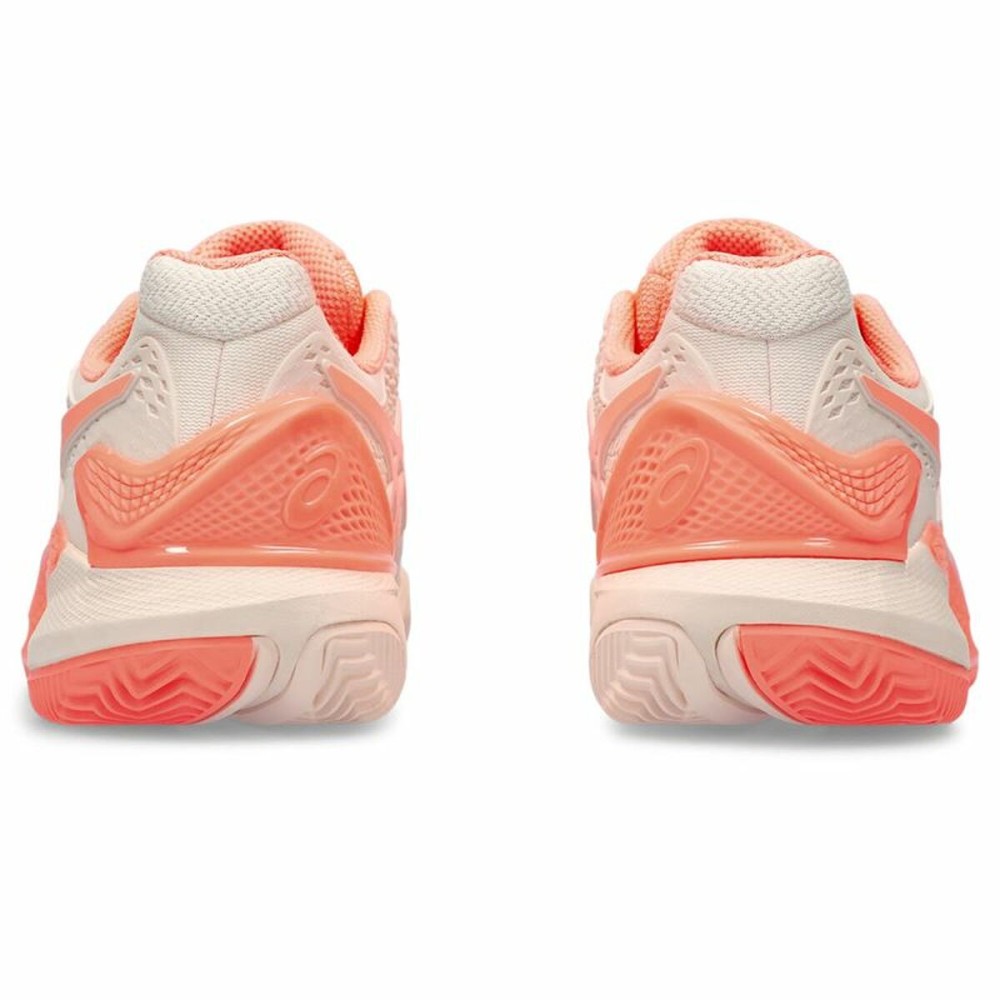Tennisschuhe für Frauen Asics Gel-Resolution 9 Clay Lachsfarben