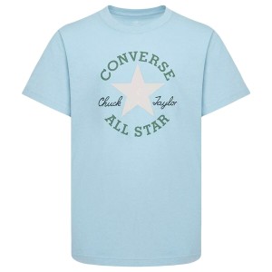 Child's Short Sleeve T-Shirt Converse Sustainable Core Sse Sky blue