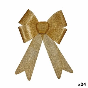 Christmas bauble Krist+ 65551 Golden PVC Lasso 33 x 33 x 3 cm 23 x 3 x 30 cm (24 Units)