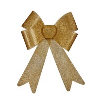 Décorations de Noël Krist+ 65551 Doré PVC Lien 33 x 33 x 3 cm 23 x 3 x 30 cm (24 Unités)