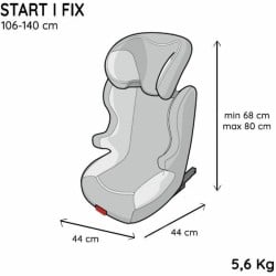 Autositz Nania START Rot ISOFIX