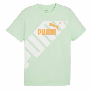 Herren Kurzarm-T-Shirt Puma POWER Graphic Türkis