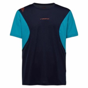 Kurzärmliges Sport T-Shirt La Sportiva Resolute Marineblau