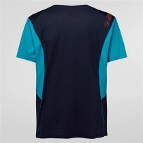 Kurzärmliges Sport T-Shirt La Sportiva Resolute Marineblau