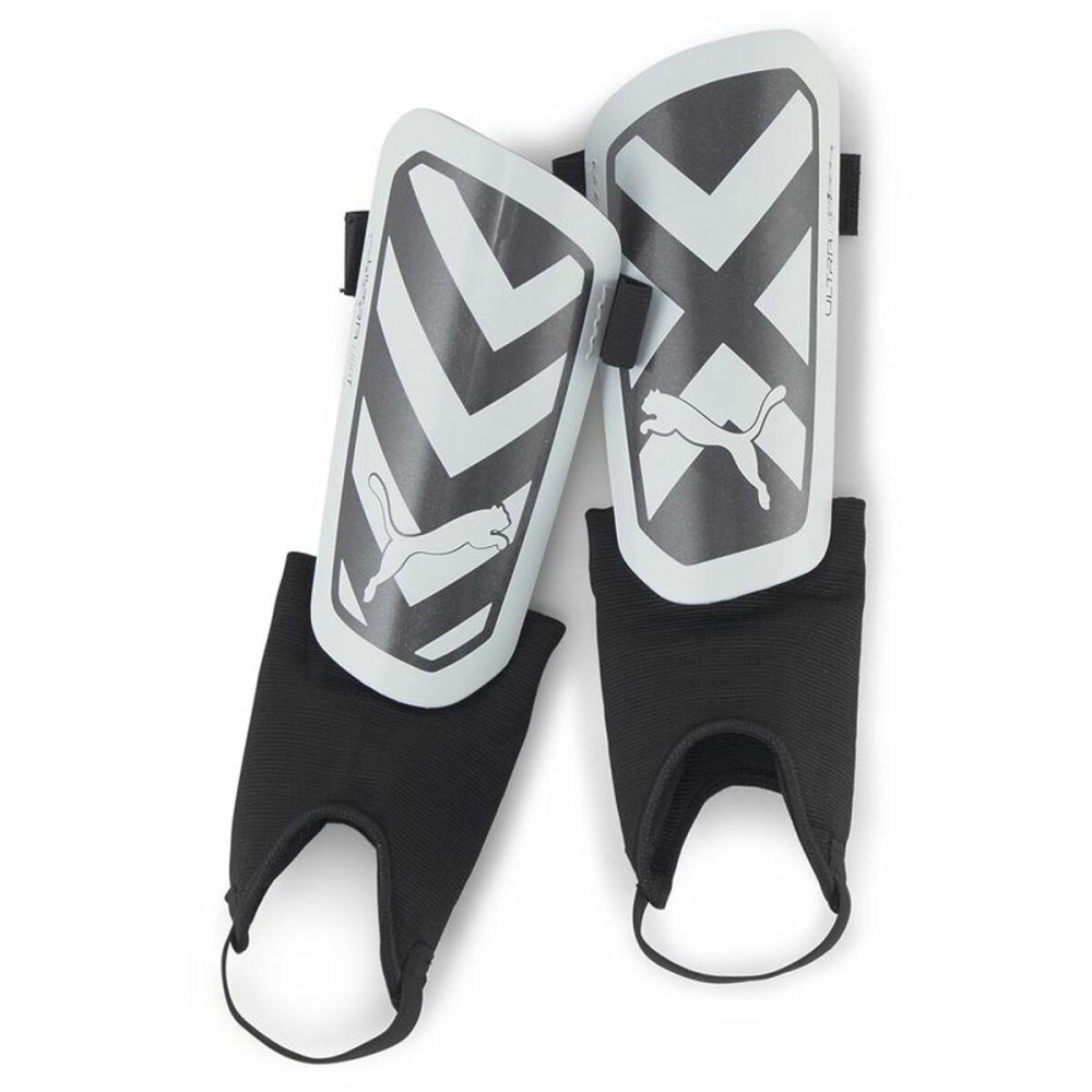 Fussball Schienbeinschützer Puma Ultra Light Ankle Weiß Schwarz