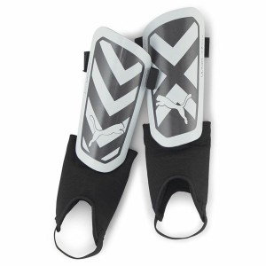 Fussball Schienbeinschützer Puma Ultra Light Ankle Weiß Schwarz