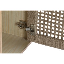 Meubles de télévision Home ESPRIT Beige Naturel Jute Pin 120 x 40 x 55 cm