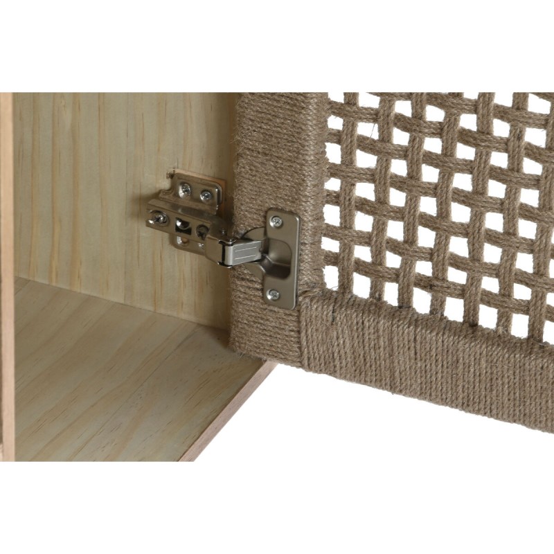 TV-Möbel Home ESPRIT Beige natürlich Jute Kiefer 120 x 40 x 55 cm