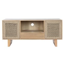 TV-Möbel Home ESPRIT Beige natürlich Jute Kiefer 120 x 40 x 55 cm