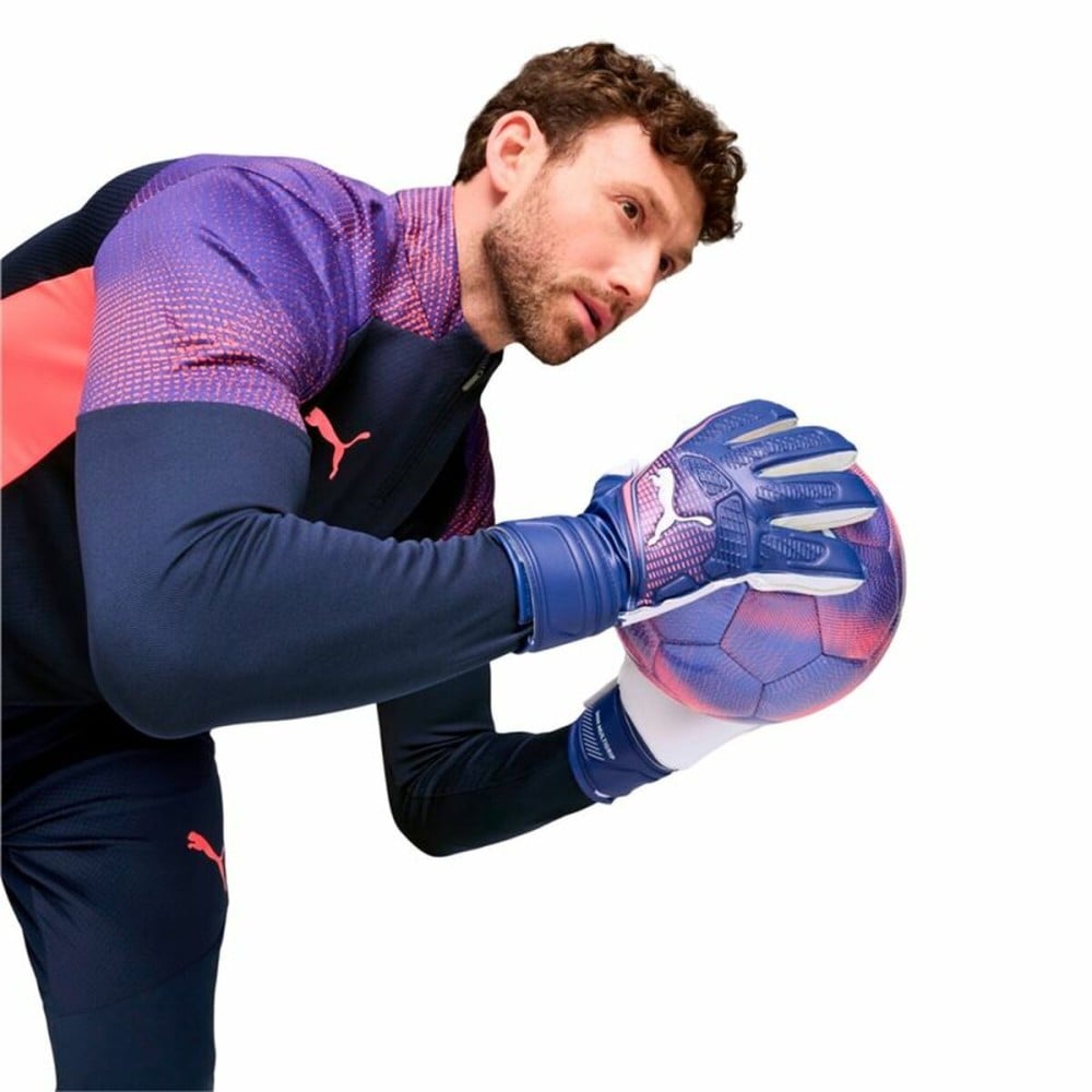 Goalkeeper Gloves Puma Ultra Match Rc Blue Multicolour Adults