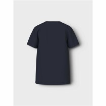 Child's Short Sleeve T-Shirt Name It mjyg Nba Box Ous Navy Blue