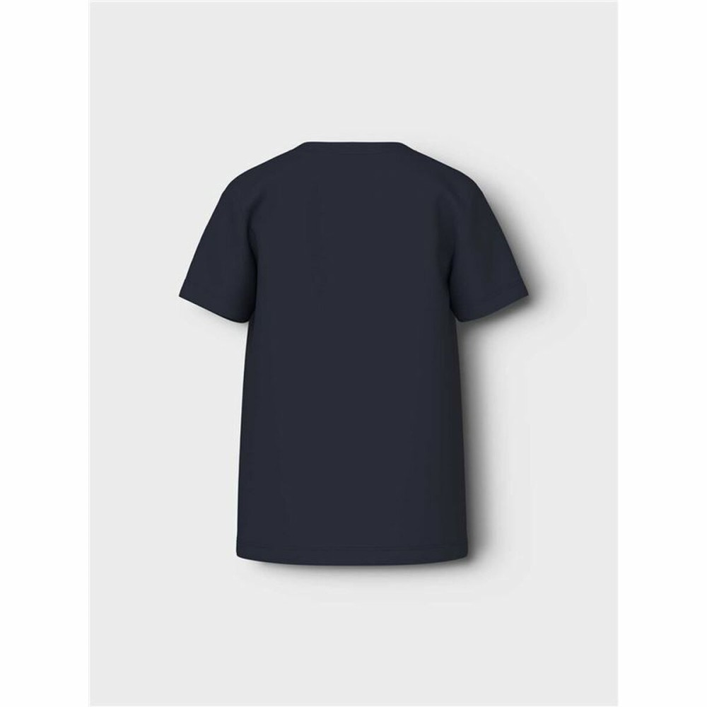 Child's Short Sleeve T-Shirt Name It mjyg Nba Box Ous Navy Blue