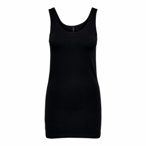Tanktop Frau Only Onllive Love Long Schwarz