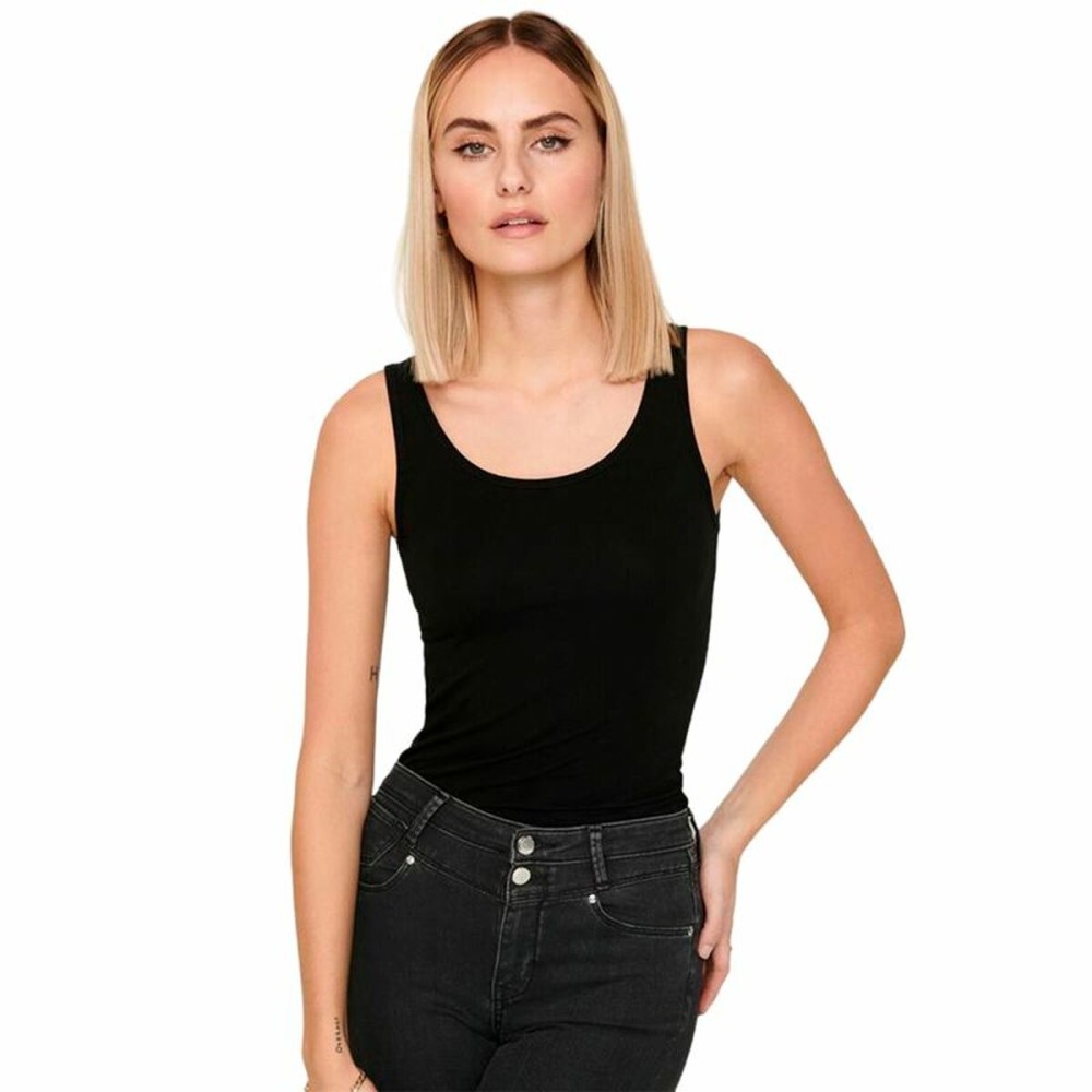 Tanktop Frau Only Onllive Love Long Schwarz