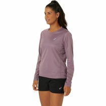 Damen Langarm-Hemd Asics Core Ls Top Rosa Lila