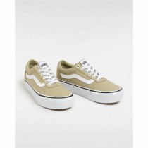 Casual Damenturnschuh Vans Ward Platform Cnvs Elm Beige Hellbraun