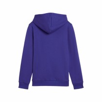 Jungen Sweater mit Kapuze Puma Essentials+ 2 Col Big Logo Blau