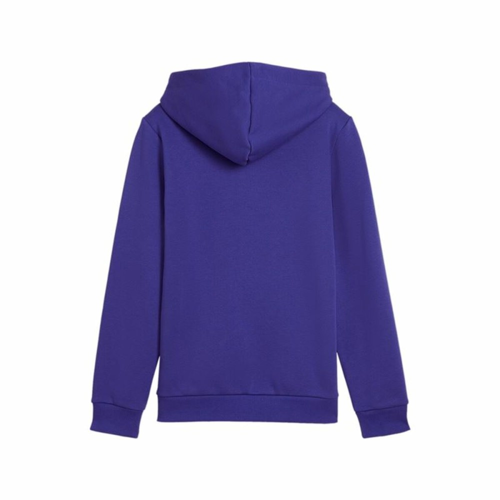 Jungen Sweater mit Kapuze Puma Essentials+ 2 Col Big Logo Blau