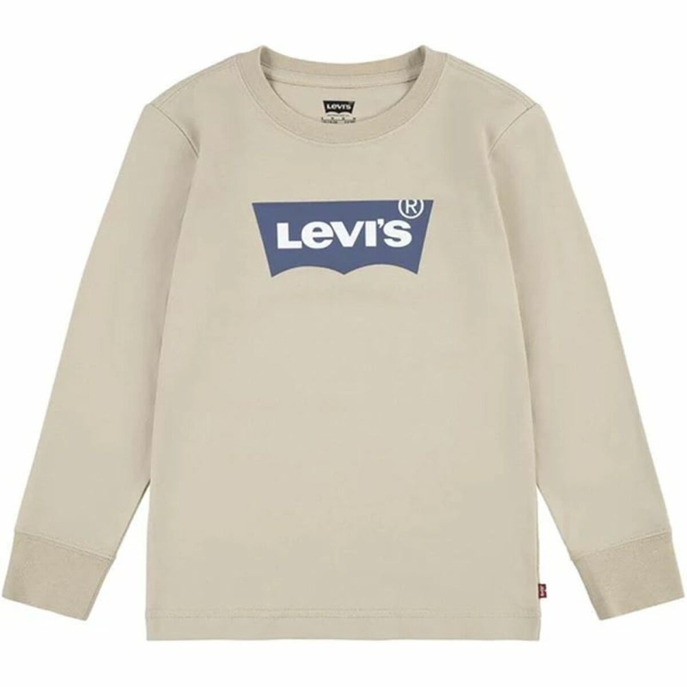 T-shirt à manches longues enfant Levi's Lvb L/S Batwing Beige