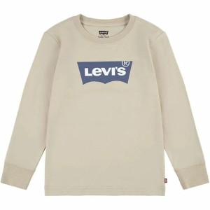 Jungen Langarm-T-Shirt Levi's Lvb L/S Batwing Beige